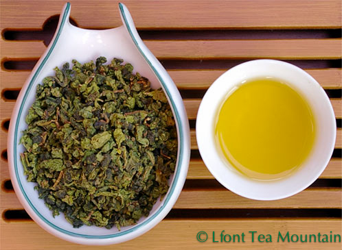 Té verde en Lfont tea mountain